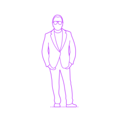 Pop Culture Fashion Designers Michael Kors Outline Svg File, Free Vectors File